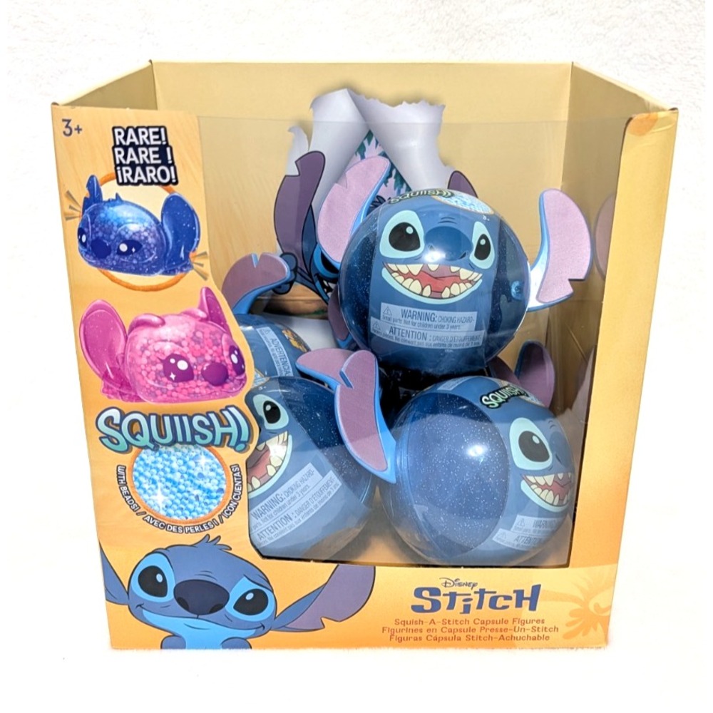 Disney Lilo & Stitch Squish-A-Stitch Viral Squishy Sensory Fidget Figure Toy New